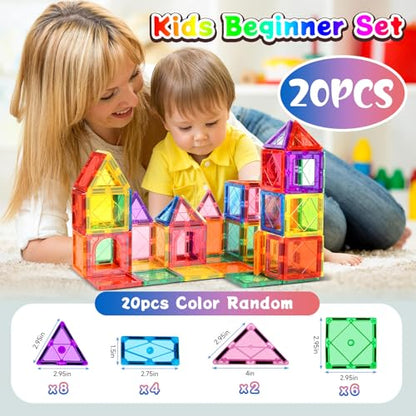 Magnetic Tiles Building Blocks for 3 4 5 6 7 8+ Years Old Boys Girls - style: Magnetic Tiles