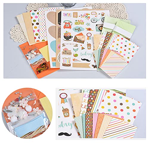 Huralona Greeting Card Making Supplies Envelope Kit Gift Anniversary Craft - color: Green