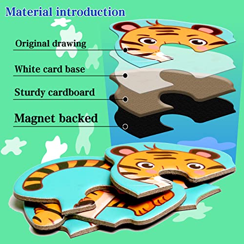 Magnetic Puzzles for Kids Ages 3-5, Travel Toddler Animal Puzzle Toy - style: Animal
