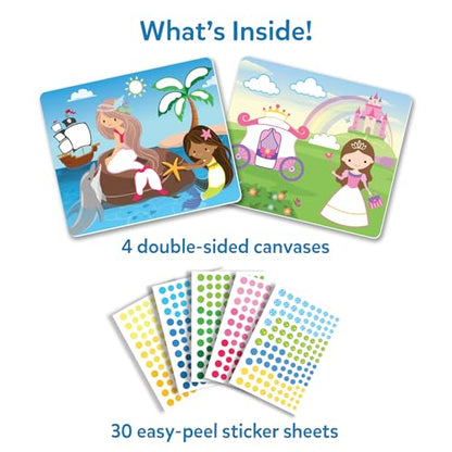 Skillmatics Dot It Sticker Art – Unicorns & Princesses, Craft Kit for Kids - style: 1. Unicorns & Princesses