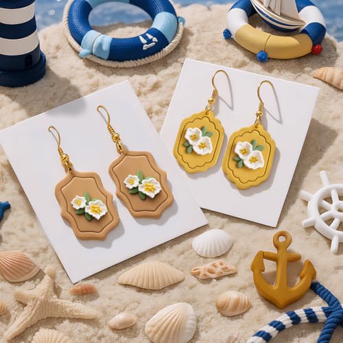 8 Pcs Summer Ocean Sailing Adventure Theme Polymer Clay Cutters，Adventure & Geometric Polymer Clay Cutters - Xmas Gift for Friends & Adventure Lovers, - color: Adventure Lovers