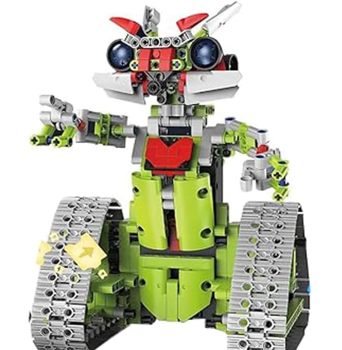 5 in 1 Robot Building Kit for Kids 705 PCS, STEM Building Blocks Set