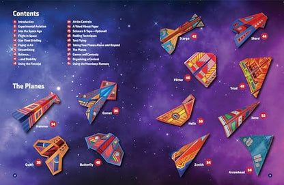 Star Fleet Paper Airplanes for Kids: Paper Spaceplanes That Really Fly!