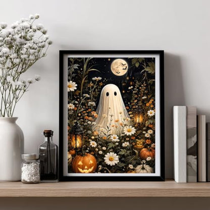 Halloween Diamond Art Kits for Adults, Ghost Diamond Painting, 12x16 Inch - color: 02-Halloween, size: 12X16 inch