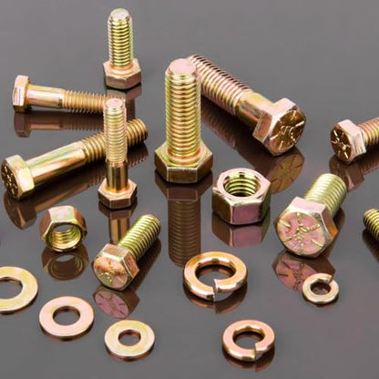 560PCS Grade 8 Nuts and Bolts Assortment Kit with Handy Box, 1/4-20, 5/16-18, 3/8-16, 1/2-13 High Quality SAE Bolt Assortment Kit, Heady Duty Grade 8 Alloy Steel with Yellow Zinc Plated - size: 560pcs 1/4-20 5/16-18 3/8-16 1/2-13