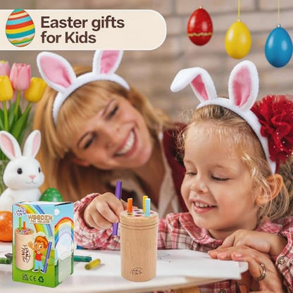Montessori Toys for Toddlers 1-3 Wooden Fine Motor Learning Preschool Toys - style: 8 colors