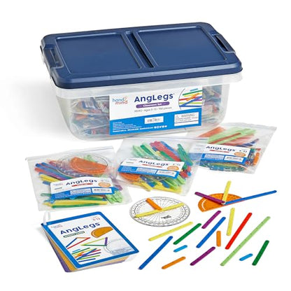 hand2mind AngLegs Classroom Set with 30 Protractors - style: Class Set