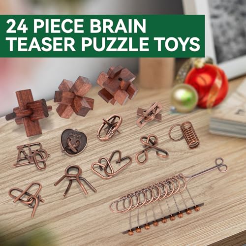 Mytothfy Brain Teaser Puzzles for Adults Teens Kids, 3D Puzzle Game Toys - color: Style a
