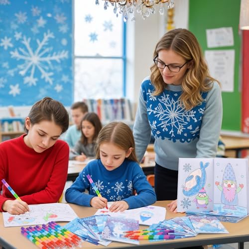 BenLouis 24 Pcs Frozen Mini Coloring Books for Kids Party Favors - style: Frozen