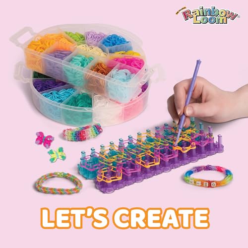 Rainbow Loom Mighty Rainbow Case - 6,000 Rubber Bands & 2 Mighty Looms