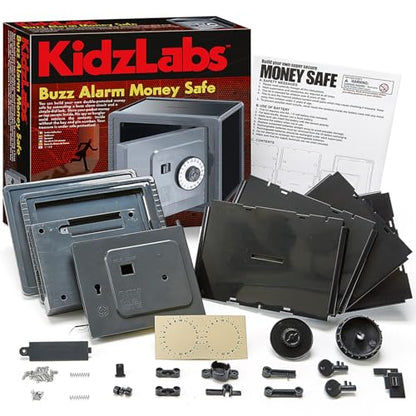4M KidsLabs Buzz Alarm Money Safe - DIY Electric Piggy Bank Building Kit