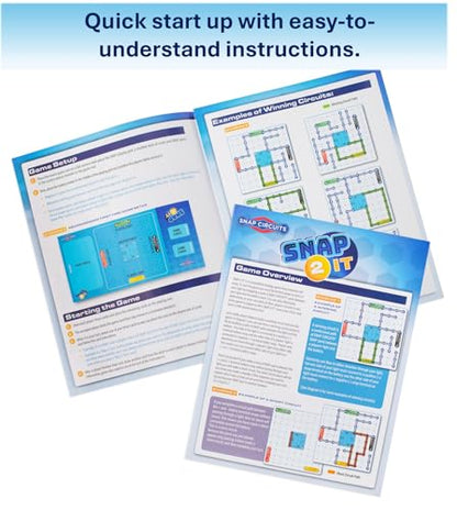 Snap 2 It® Board Game, Game of The Year Finalist, A Race to Light Up The Game, Will You Be First?, for Kids and Adults – Promotes Creativity and Problem Solving, STEM Toy