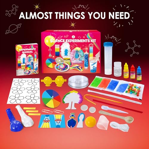 UNGLINGA 40+ Experiments Science Kit for Kids Chemistry Set STEM Toy