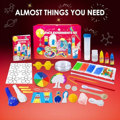 UNGLINGA 40+ Experiments Science Kit for Kids Chemistry Set STEM Toy