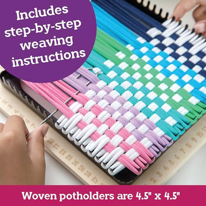 MindWare Make Your Own Potholder Weaving Loom Kit - Ages 8 and Up