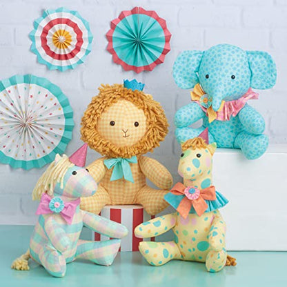 Simplicity S9498 Easy Plush Stuffed Animal Sewing Pattern, One Size