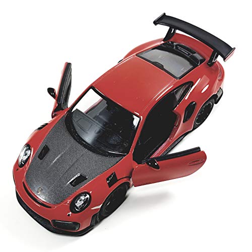 KiNSMART - 2010 Porsche 911 GT2 RS 1:36 Scale 5" Die Cast Metal Model Toy Sports Car Toy (Red) - color: Red