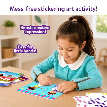 Skillmatics Dot It Sticker Art – Dress Up, Travel Toy, Craft Kit for Kids - style: 5. Dress Up!
