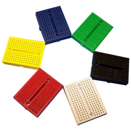 [12Packs] 170 Points Mini Small solderless breadboard Compatible for Proto Shield