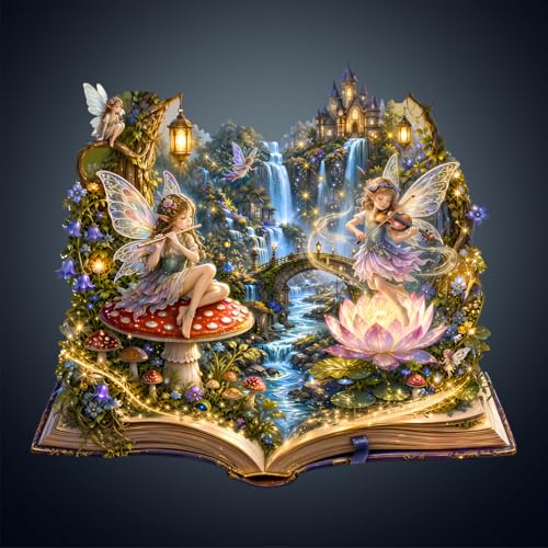 Wooden Puzzles for Adults, 11.4 * 10.1 in 165 pcs Blossom Fairy Puzzle - color: Blossom Fairy, size: Medium