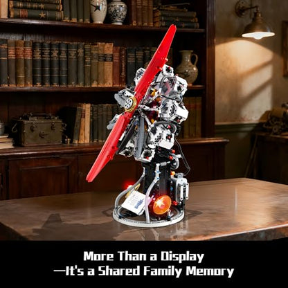 Engine Building Kit, STEM Motor Display Set Engine Model Kit (1100 PCS) - size: Large