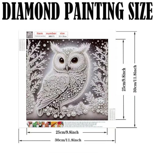 Owl Pearl Diamond Art Kits for Adults Beginner,DIY 3D Crafts For Adults - color: GM8875