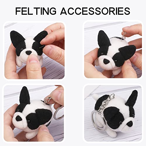 QMNNMA Needle Felting Kit for Beginners, French Bulldog Wool Felting Kit - size: French Bulldog