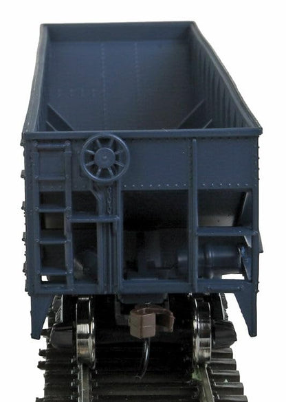 Walthers Trainline Offset Hopper-Ready to Run-CSX Transportation (Blue, Yellow; Boxcar Logo) 931-1425 HO Scale Model Railroad - Freight Model - style: Offset Hopper