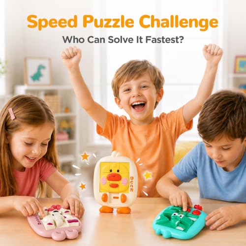 iPlay, iLearn Toddler Slide Puzzle Game, Logic Puzzle Toys for Kids Age 5-7