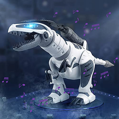 Fistone RC Robot Dinosaur Intelligent Interactive Smart Toy Electronic Remote Controller Robot Walking Dancing Singing with Fight Mode Toys for Kids Boys Girls Age 5 6 7 8 9 10 and Up Year Old