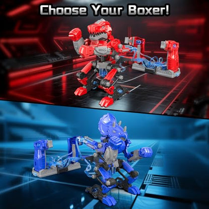 Hydraulic Boxing Bots Building Kit, STEM Educational Fighting Game Set, 2-Player Battle Robot Toy for Kids, Cool Birthday Gift for Boys Age 8+