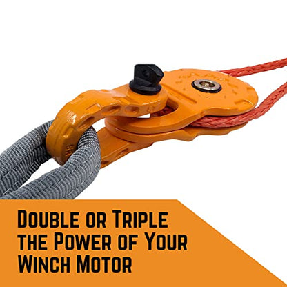 GearAmerica Mega Snatch Block 25T - Doubles Winch Power, 2 Pack - Off-Road - color: Mega Snatch 2 Pack