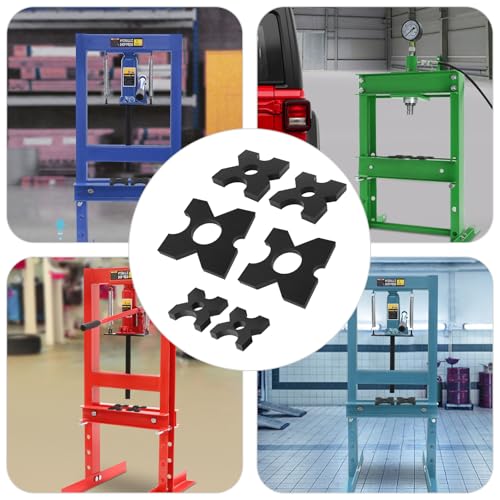 2-Pcs Shop Press Plate H Frame Hydraulic Shop Press Plate 20 Ton/44092.45 lbs