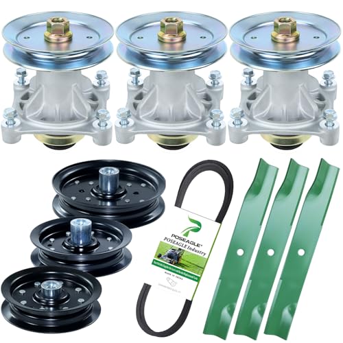 604214 Spindle Assembly - Hustler Raptor 52 Inch Deck Rebuild Kit - size: A20 3x604214 Spindle Kit