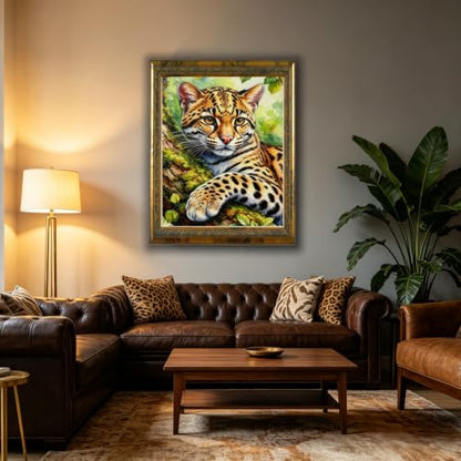 BYGFHLYW 5D Cat Diamond Painting Kit for Adults, Animal Diamond Art Kits - color: KM1231-1