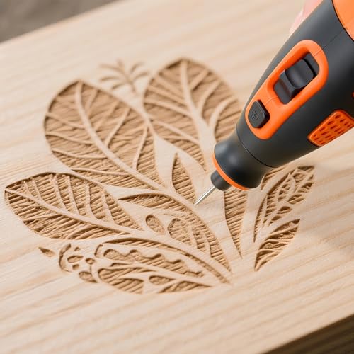 VEVOR 119-Piece Cordless Rotary Tool Kit, DC12V Portable Mini Power Rotary Tool, 28-Level Speed 5000-32000 RPM Multi-Purpose DIY Tools for Engraving, Sanding, Polishing, Carving, Cutting, DIY Crafts - style: 119PCS