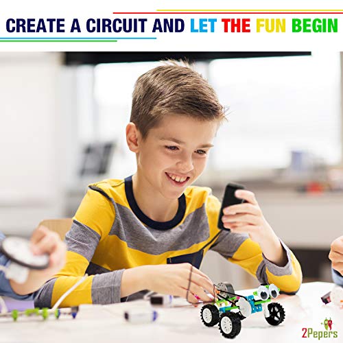 DIY STEM Engineering Gift Science Craft Set Electric Robot Kit for Age 8-14 - size: 3 PACK