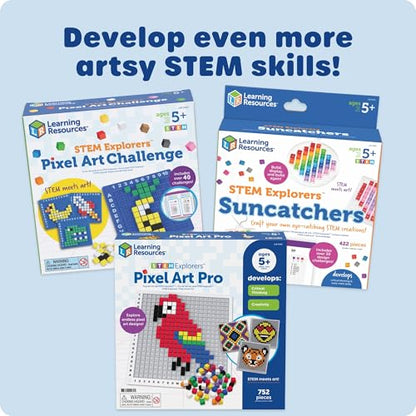 Learning Resources Pixel Art Challenge The Original STEM Pixel Art