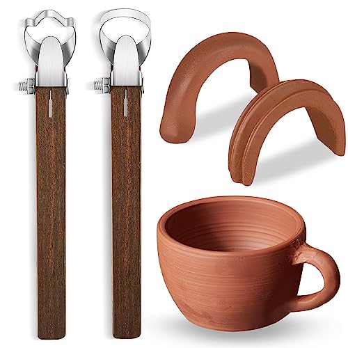2 Pcs Pottery Handle Making Tools, Adjustable Clay Cutters,Classic Style - style: Classic Style