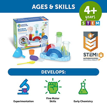 Learning Resources Rainbow Reactions Preschool Science Lab