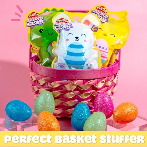 Play-Doh Scented Air Dry Clay, 3-Pack Spring Bundle, Includes 1 Green Watermelon, 1 Blue Cotton Candy, 1 Pink Bubblegum - color: Spring