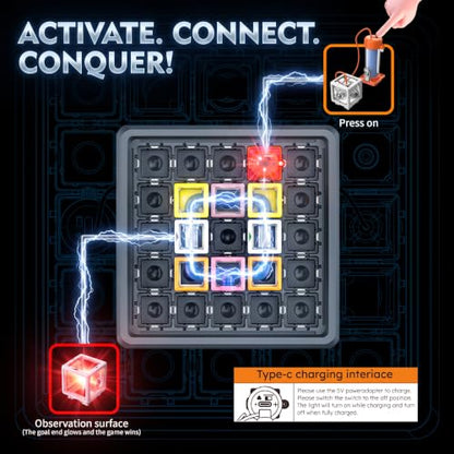 2026 New 3D Light-Up Circuit Puzzle, STEM Kit for Kids Ages 8-14