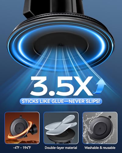 Starlink Mini Suction Cup Mount with Starlink Mini Satellite - 3.5X Stronger Grip, 90mm Vacuum Chamber, Anti-Shake for Car/RV/Window Roof - style: Suction Cup Bracket