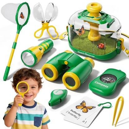 Kids Bug Catcher Kit Outdoor Explorer Set Educational Nature Toy Ages 3-12 - size: 378-3