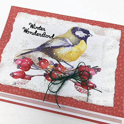 Paper Wishes – Dazzles Stickers Collection | Unique Stickers for Scrapbooking, Cardmaking, Gifts and All of Your DIY Crafting, Art and Creative Projects - Inspiration at Your Fingertips - color: Christmas Greetings