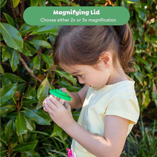 Tiger Tribe Bug Spotter Kit – Nature Exploration for Kids, Collector Box, Magnifying Lid, Bug Identification & Activity Booklet. Kids 4-8 Years