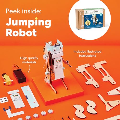 KiwiCo STEM Robotics Bundle – Domino Machine + Jumping Robot Kits, Ages 9+