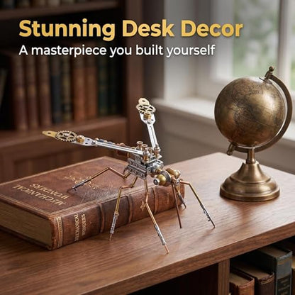 3D Metal Model Kits for Adult - Mechanical Mosquito-Building DIY Projects Insect Bug Hobby Kit Arts and Crafts Sets-Father's Day & Birthday Gift Ideas(Mechanical Mosquito Y) - style: Mechanical mosquito Y