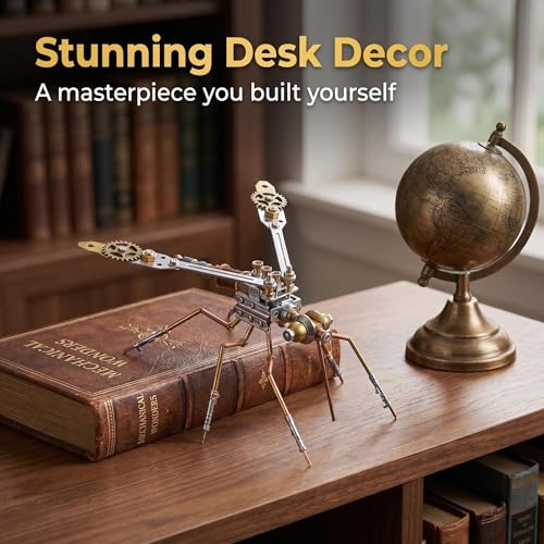 3D Metal Model Kits for Adult - Mechanical Mosquito-Building DIY Projects Insect Bug Hobby Kit Arts and Crafts Sets-Father's Day & Birthday Gift Ideas(Mechanical Mosquito Y) - style: Mechanical mosquito Y