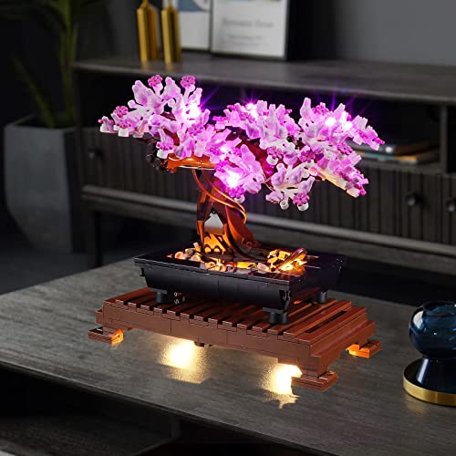 Lightailing Led Light for Lego 10281 Bonsai Tree Building Blocks Model - NOT Included The Model Set - style: (Only Light) 10281 Pink Bonsai Tree